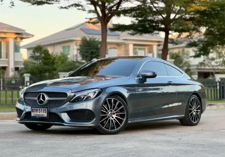 2018 Mercedes-Benz C-Class 2.0 C250 Coupe รถเก๋ง 2 ประตู ออกรถง่าย รถสวย ไมล์น้อย 7 หมื่น km. 