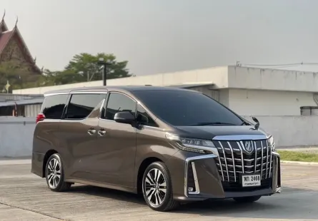 Toyota Alphard 2.5 2020 รถยนต์ครอบครัวสุดพรีเมียม ไมล์น้อย มือเดียวป้ายแดง 
