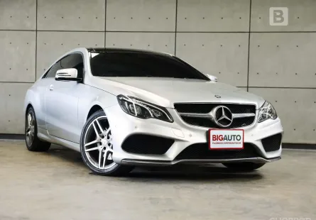 2016 Mercedes-Benz E200 2.0 W207 AMG Dynamic Coupe AT ไมล์แท้ รถศูนย์ไทย Made in Germany B6154
