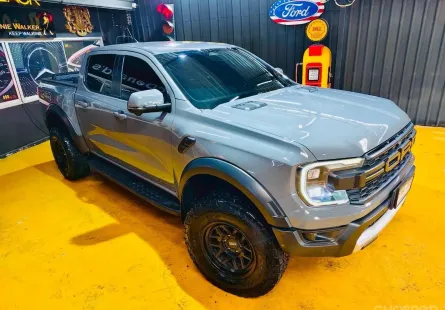 FORD RANGER 2.0 RAPTOR BI-TURBO 4WD DIESEL สุดประหยัด มือเดียวออกห้างปลายปี2023 มีWARANTY 5ปี