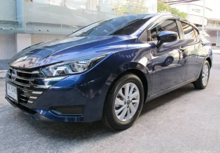 2025 NISSAN ALMERA 1.0 EL AUTO สีน้ำเงิน ปุ่มSTART  วิ่งน้อย 4,433 กม.  รถสวยสภาพใหม่ มือเดียว 
