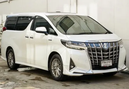 2018 Toyota ALPHARD 2.5 HYBRID E-Four รถตู้/MPV ฟรีดาวน์ รถสวย ไมล์แท้  