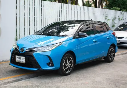 🆕🚗 2021 TOYOTA YARIS 1.2 SPORT PREMIUM (BLACK TOP) เจ้าของเดียว ไมล์แท้ 56,000 KM รถโครงสร้างเดิม