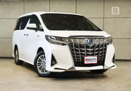 2021 Toyota ALPHARD 2.5 HV 4WD Van AT ไมล์แท้ 4 หมื่น รับประกันตัวรถ 5 ปี 150,000 KM B349
