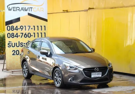 Mazda 2 1.3 High Plus Sedan ตัวท็อป ปี 2018 เครื่อง เบนซิน เกียร์ Auto รถสวย ไม่มีชนหนัก 
