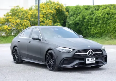 Mercedes-Benz C-Class 2.0 C220d 2024 สภาพป้ายแดง Warranty ถึง 2027 รถสวย ไมล์น้อย 