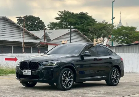 BMW X4 xDrive20d M Sport LCI 2022 รถหรูมือสองสภาพดี ไมล์น้อย มือเดียวป้ายแดง  