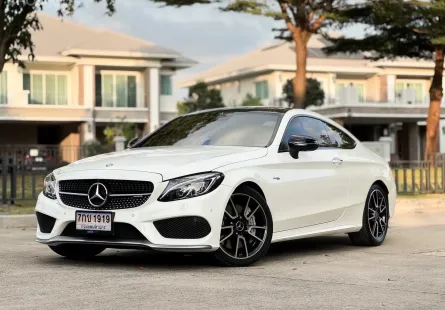 2017 Mercedes-Benz C-Class 3.0 C43 AMG รถเก๋ง 2 ประตู ออกรถง่าย รถสวย ไมล์น้อย  