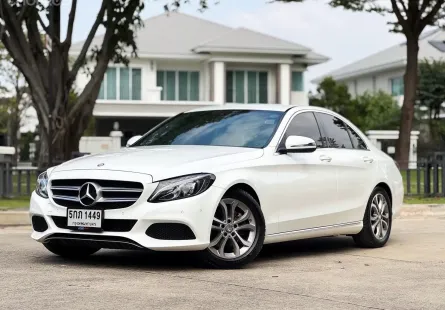2015 Mercedes-Benz C-Class 2.0 C200 รถเก๋ง 4 ประตู ออกรถง่าย รถสวย ไมล์แท้  