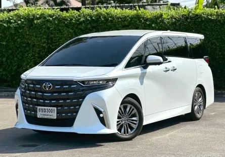 2025 Toyota ALPHARD 2.5 Z รถตู้/MPV ออกรถง่าย รถสวย ไมล์แท้  