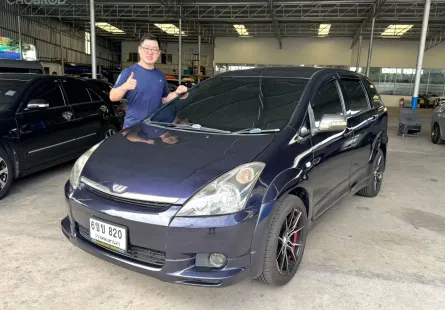 Toyota Wish 2.0 Q ปี 2004 สีน้ำเงิน