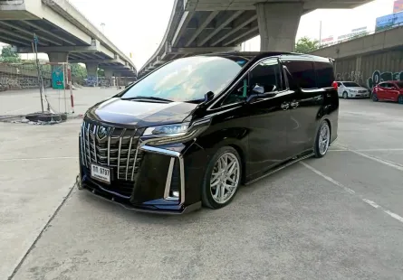 2021 Toyota ALPHARD 2.5 รถตู้/MPV ไมล์น้อย รถสวย ประวัติศูนย์ แต่งสวย  