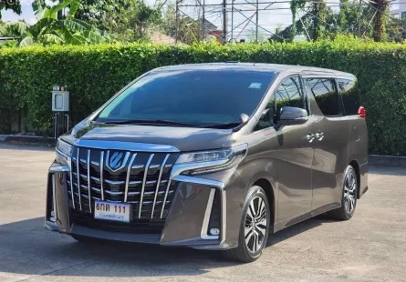 2020 Toyota ALPHARD 2.5 รถตู้/MPV เจ้าของขายเอง รถสวย ไมล์น้อย 