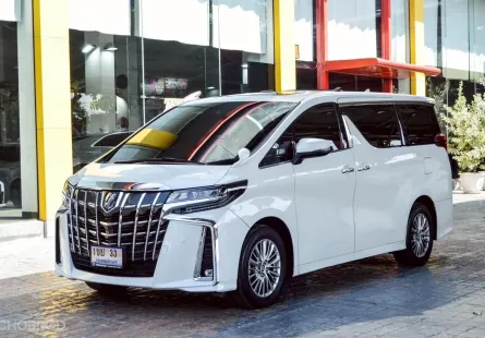 Toyota Alphard 2.5 HYBRID E-Four 2022 รถบ้านสวยมาก ไมล์น้อย มือเดียวป้ายแดง เจ้าของขายเอง  