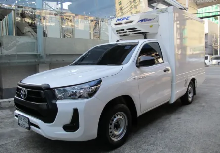 2023 TOYOTA REVO 2.4 ENTRY หัวเดียว รถตู้เย็น ความเย็นติดลบ เกียร์ธรรมดา สีขาว