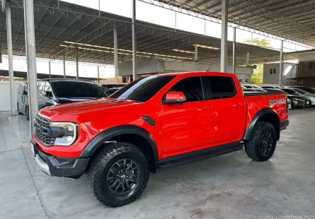FORD RAPTOR 3.0 V6 4WD ปี 2023 รถสวย มือแรกออกห้าง สภาพป้ายแดง ไมล์ 2 หมื่น TOP รับประกันตัวถังสวย