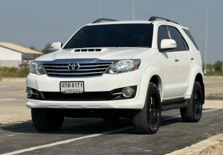 Toyota Fortuner 2.5V ปี 2015 ไมล์แท้ พร้อมใช้งานทันที
