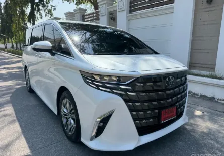 2024 Toyota ALPHARD 2.5 Z รถตู้/MPV รถสวย ไมล์น้อย 
