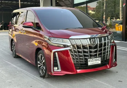 2020 TOYOTA ALPHARD 2.5 SC PACKAGE TOPสุด สีแดง