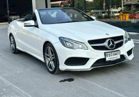 2015 BENZ E200 CABRIOLET AMG FACELIFT สีขาว