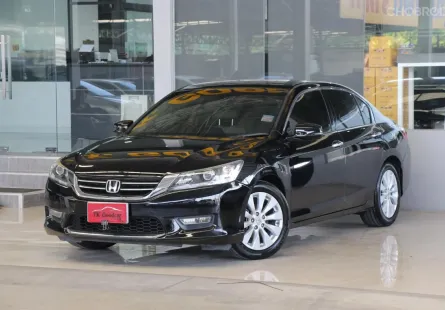 Honda ACCORD 2.0 EL ปี 2014 รถบ้านมือเดียว ใช้น้อยเข้าศูนย์ตลอด สวยเดิมทั้งคัน ไม่เคยติดแก๊ส ฟรีดาวน