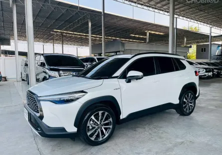 TOYOTA CROSS 1.8 PREMIUM SAFETY HYBRID 2022 รถสวย มือแรก พร้อมใช้ ไมล์น้อย TOP รับประกันตัวถังสวย