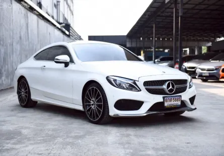 Mercedes-Benz C-Class C250 Coupe 2018 สภาพดีเยี่ยม ไมล์น้อย มือเดียว ป้ายแดง 