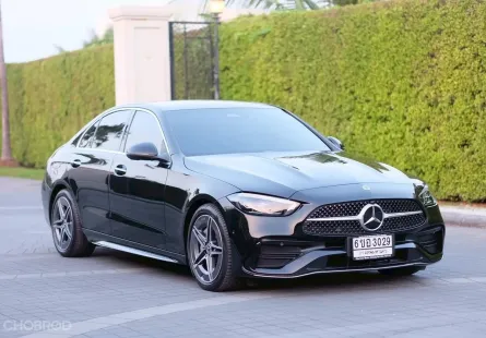Mercedes-Benz C-Class 2.0 C220d 2024 สภาพป้ายแดง Warranty ถึง 2027 รถสวย ไมล์น้อย 