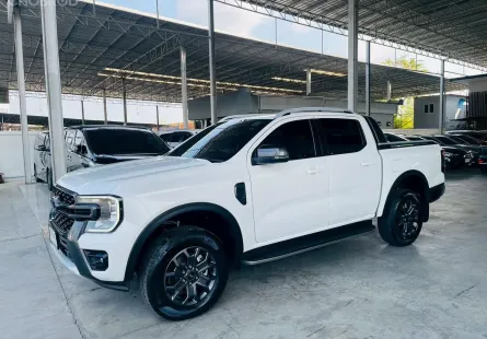 FORD RANGER 2.0 WILDTRAK TURBO ปี 2023 รถสวย มือแรก สภาพป้ายแดง ไมล์ 3 หมื่น รับประกันตัวถังสวย