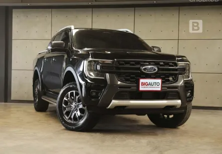 2023 Ford RANGER 2.0 Double Cab WildTrak Hi-Rider AT ไมล์แท้ 1 หมื่น รับประกัน 5 ปี 150,000 KM B3105