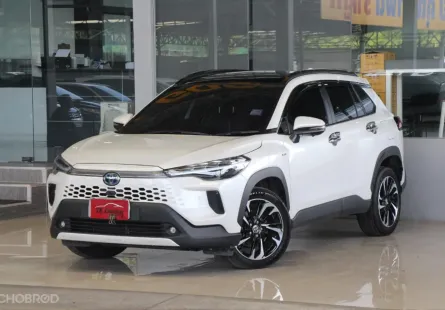 Toyota CorollaCross 1.8 Hybrid Premium Luxury ปี24 ไมล์แท้19,xxxโล Warranty2027 สวยชิดป้ายแดง ฟรีดาว