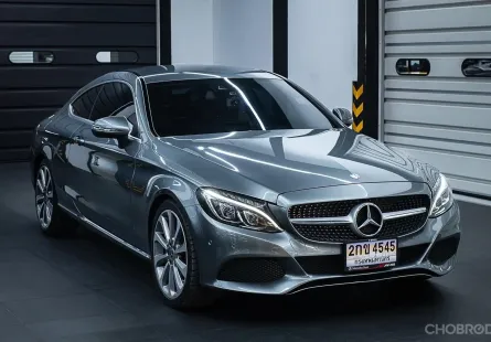 2018 Mercedes-Benz C-Class 2.0 C250 Coupe รถเก๋ง 2 ประตู รถสภาพดี มีประกัน ไมล์แท้ 