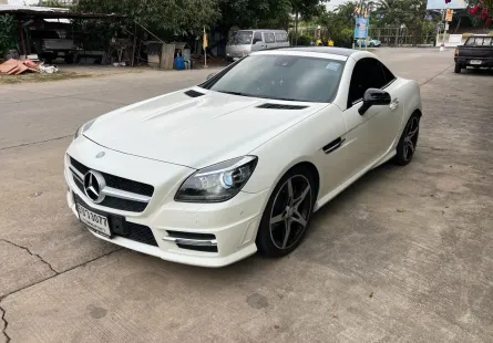 BENZ SLK 200 KOMPRESSOR ROADSTER R172 ปี 2013 สีขาว 