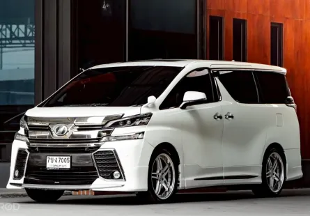 2015 Toyota VELLFIRE 2.5 รถตู้/MPV รถสวย