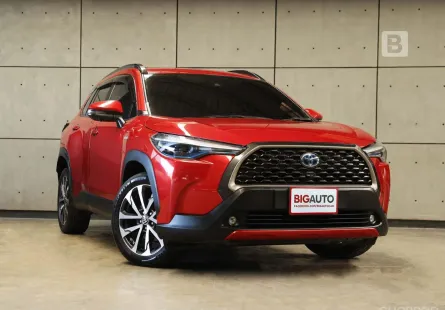 2022 Toyota Corolla Cross 1.8 Hybrid Premium Safety SUV AT ไมล์แท้5หมื่น รับประกัน5ปี150,000KM B9124