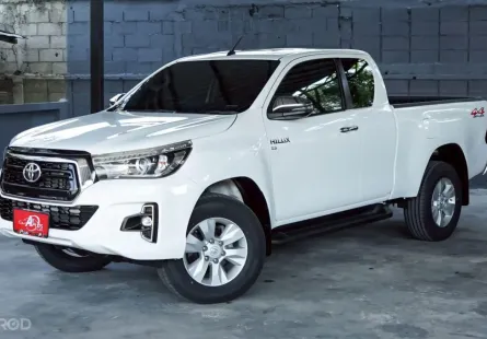 TOYOTA HILUX REVO 2.8 G CAB 4WD TOP M/T ปี2019(แท้) (mnc)โฟร์วิล สีขาว