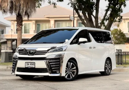 2019 Toyota VELLFIRE 2.5 รถตู้/MPV ออกรถง่าย รถบ้าน ไมล์น้อย ประวัติศูนย์  