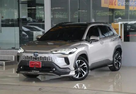 Toyota Corolla Cross 1.8 Hybrid Premium Luxury ปี24 Warranty2027 สภาพป้ายแดง ไมล์1x,xxxโล รถมือเดียว