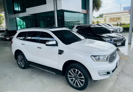 Ford Everest 2.0 Titanium Plus 4WD  ปี21จด 23 ไมล์แท้ เข้าศูนย์ตลอด SUV สุดคุ้ม