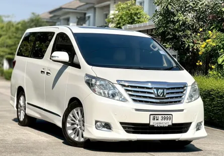 2012 Toyota ALPHARD 2.4 รถตู้/MPV รถสภาพดี มีประกัน ไมล์แท้ เจ้าของขายเอง  
