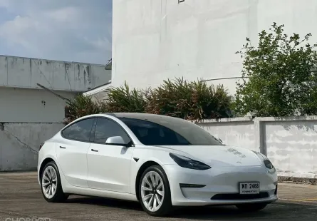  Tesla Model 3 Long Range 2023  รถบ้านมือเดียว ไมล์แท้ รถศูนย์ไทย 