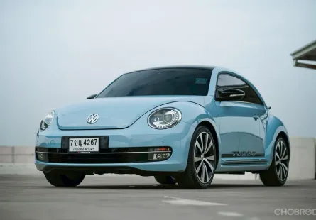 Volkswagen Beetle 2.0 Turbo ปี 2014 รถมือเดียว ป้ายแดง ดูแลอย่างดี แร็ปใสรอบคัน