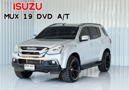 รถบ้านมือเดียว ฟรีดาวน์ Isuzu MU-X 1.9 DVD  SUV รถสภาพ ฟรีดาวน์