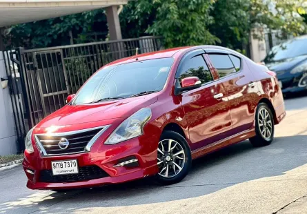 Nissan Almera 1.2E Sportech  เกียร์ :ออโต้ เครื่องยนต์ :เบนซิน สี :แดง 