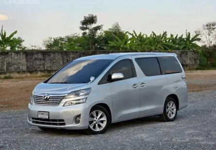 TOYOTA VELLFIRE 2.4 V (Twin Moonroof) ปี 2009 รถตู้ VIP ครอบครัวสุดหรู ออปชันจัดเต็ม 