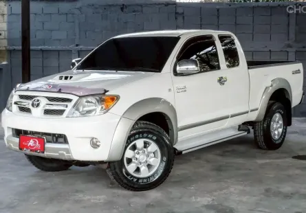 TOYOTA HILUX VIGO 3.0 E EXCLUSIVE CAB PRERUNNER M/T ปี2007(แท้) สีขาว