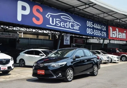 Toyota Vios 1.5 S ปี 2016 ฟรีเงินดาวน์ ออกรถไม่ต้องใช้เงินสักบาท รถสภาพสวยพร้อมใช้ เลขไมล์น้อย