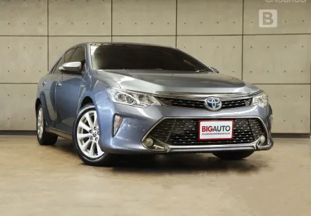 2016 Toyota CAMRY 2.5 Hybrid Navi Sedan AT ไมล์แท้ สี Greyish Blue Mica Metallic รหัสสี 8V5แท้ B8705