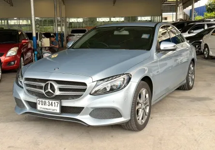Mercedes-Benz C350e W205 Plug In Hybrid ปี 2017 สีเทา