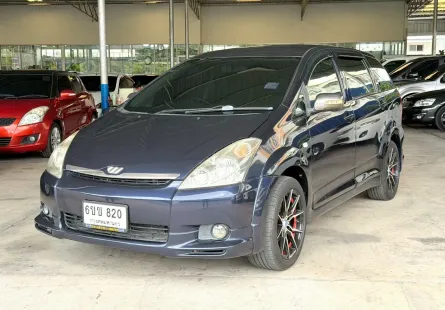 Toyota Wish 2.0 Q VVT-i ปี 2004 สีน้ำเงิน
